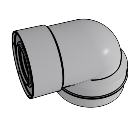 Rinnai 2/4 Cd Horiz Start Elbow Adapter Pptl 229252